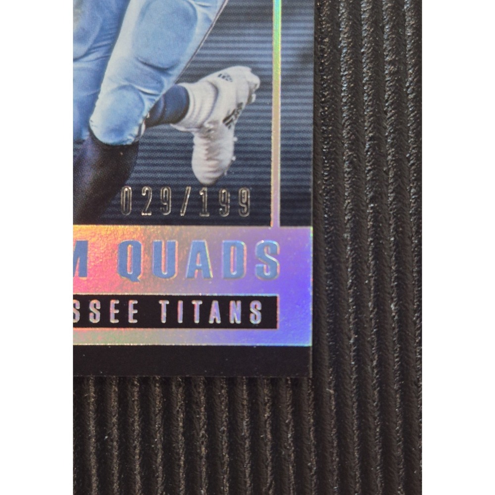 2017 Contenders Team Quads #TQ-2 Silver /199 Mariota,Davis,Murray,Decker Titans - Picture 6 of 7